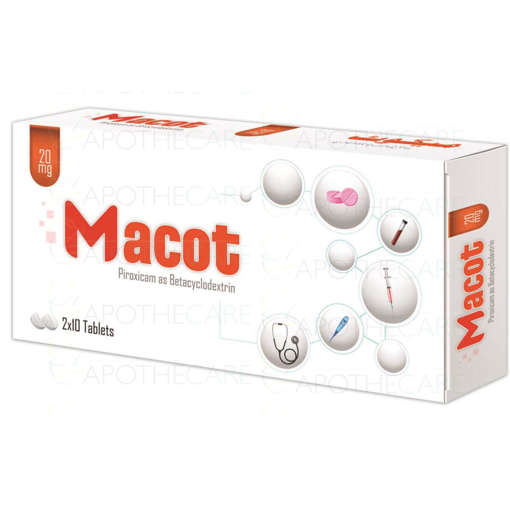 Picture of Macot 20mg Tab 10x3s